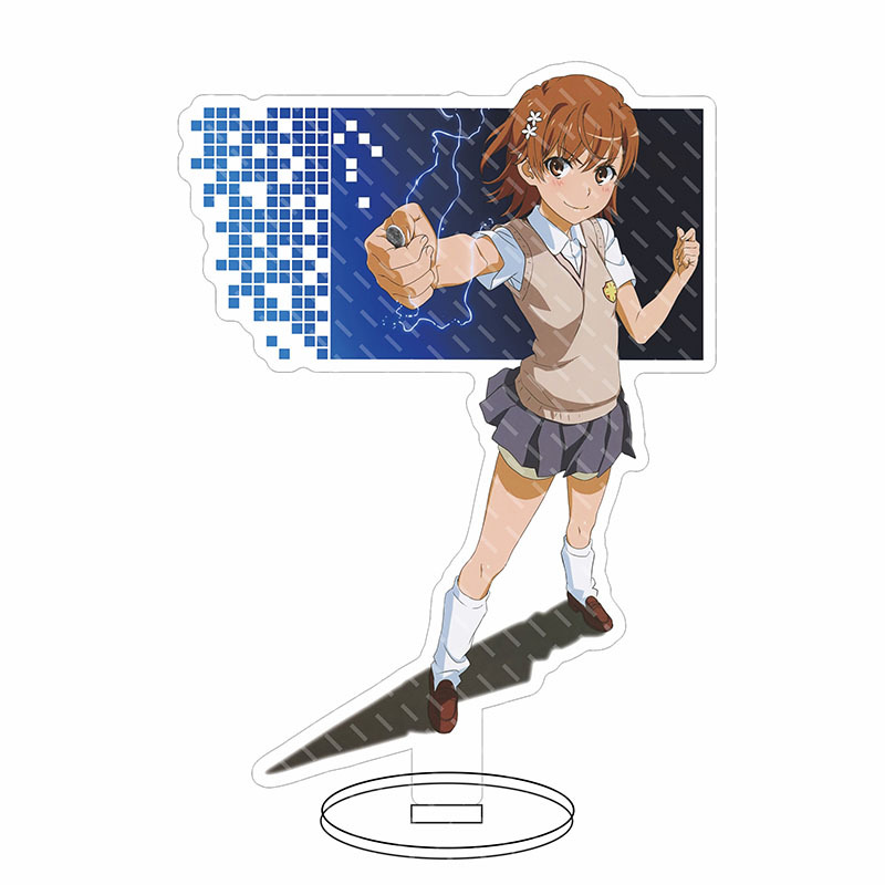 16CM Anime Figure A Certain Sc - đánh giá và giá Acrylic Stand Figure