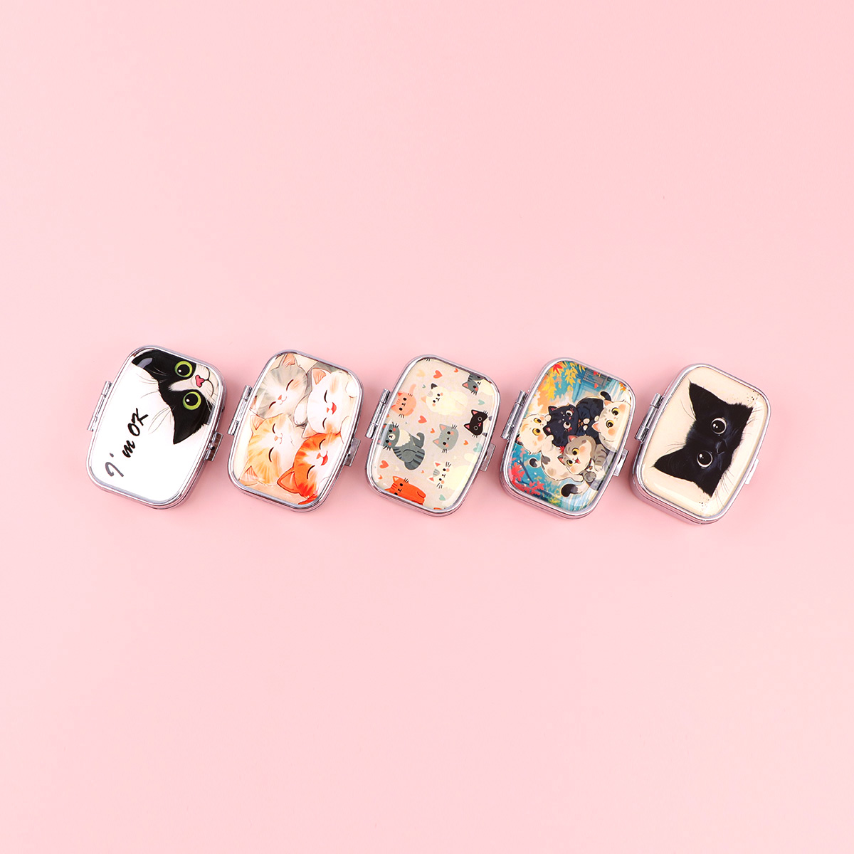 Black Cat Pill Boxes Cartoon A - đánh giá và giá Manga Storage Box